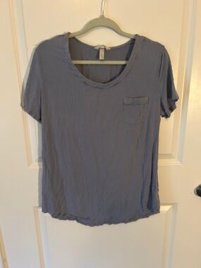 Soma Slate Blue Short Sleeve Pocket Tee